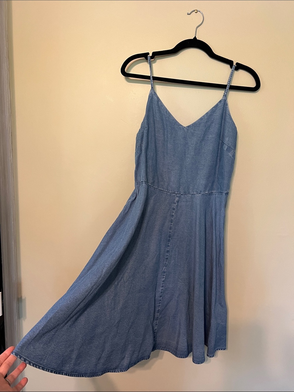 Gap Medium Soft Denim Strapless Dress